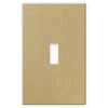 Screwless Brushed Gold - 1 Toggle Wallplate - Wallplate Warehouse WPC1-BAGD 811671024833 1 Toggle