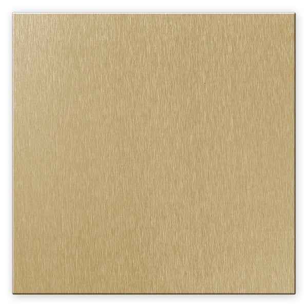 Screwless Brushed Gold - 2 Blank Wallplate - Wallplate Warehouse WP2-BAGD-BLK 811671025991 2 Blank