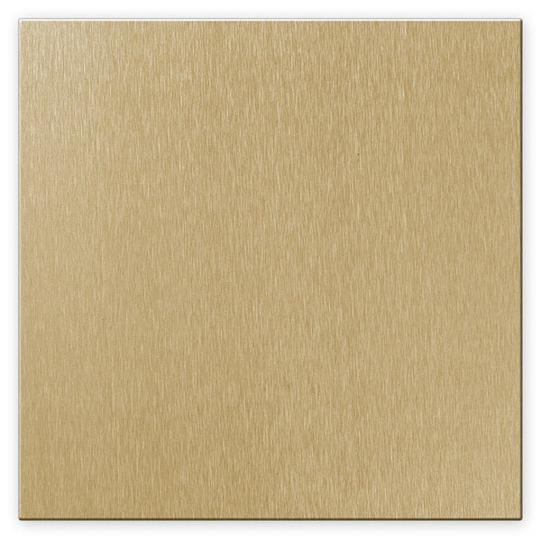 Screwless Oversized Brushed Gold - 2 Blank Wallplate - Wallplate Warehouse WP2DC-BAGD-BLK 811671025472 2 Blank