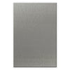 Screwless Oversized Stainless Steel - 1 Blank Wallplate - Wallplate Warehouse WP1DC-BSS-BLK 811671027254 1 Blank