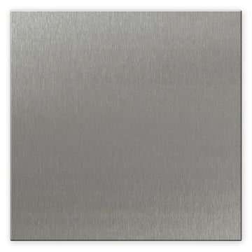 Screwless Oversized Stainless Steel - 2 Blank Wallplate - Wallplate Warehouse WP2DC-BSS-BLK 811671025632 2 Blank