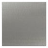 Screwless Oversized Stainless Steel - 2 Blank Wallplate - Wallplate Warehouse WP2DC-BSS-BLK 811671025632 2 Blank