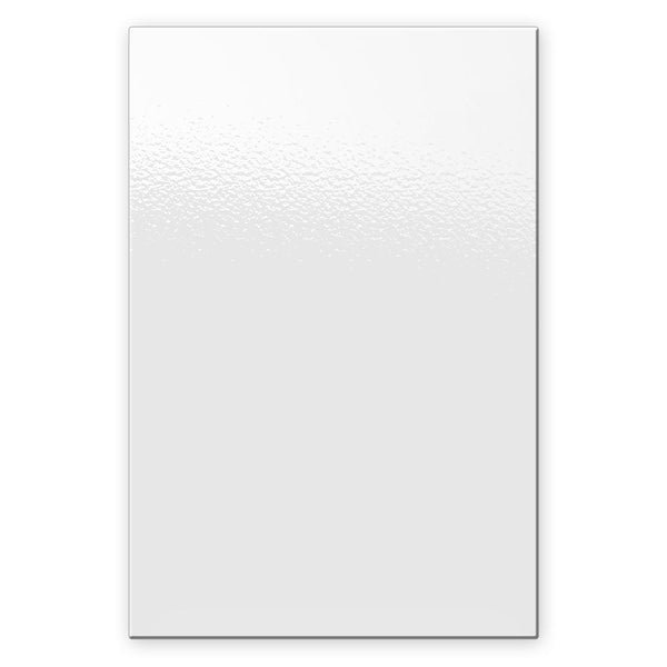 Screwless Oversized White - 1 Blank Wallplate - Wallplate Warehouse WP1DC-AWH-BLK  1 Blank