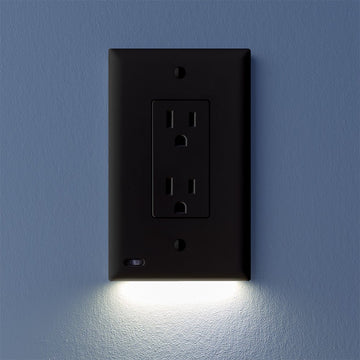 SnapPower GuideLight 2PLUS - Black, Decor - Wallplate Warehouse 01 - O1GL - CBK - SP20 850033353730 1 Rocker