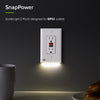 SnapPower GuideLight 2PLUS - Light Almond, GFCI - Wallplate Warehouse 01 - O1GL - FLA - SP20 851322008997 1 Rocker