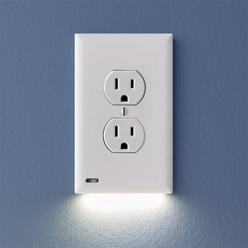SnapPower GuideLight 2PLUS - White, Duplex - Wallplate Warehouse 01 - O1GL - XWH - SP20 851322008379 1 Duplex