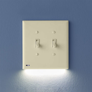 SnapPower Switchlight - 2 Toggle, Light Almond - Wallplate Warehouse 01 - S2SW - TLA - SP10 - 4 851322008485 2 Toggle