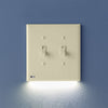 SnapPower Switchlight - 2 Toggle, Light Almond - Wallplate Warehouse 01 - S2SW - TLA - SP10 - 4 851322008485 2 Toggle