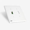 SnapPower Switchlight - 2 Toggle, Light Almond - Wallplate Warehouse 01 - S2SW - TLA - SP10 - 4 851322008485 2 Toggle