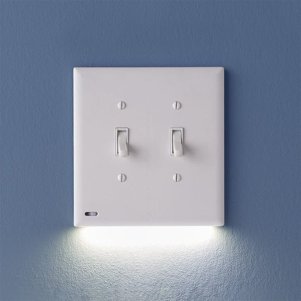 SnapPower Switchlight - 2 Toggle, White - Wallplate Warehouse 01 - S2SW - TWH - SP10 - 4 851322008461 2 Toggle