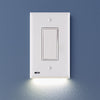 SnapPower Switchlight 3 & 4 Way - 1 Rocker, White - Wallplate Warehouse 01 - S1SW - KWH - SP20 - 4 850033353693 1 Rocker