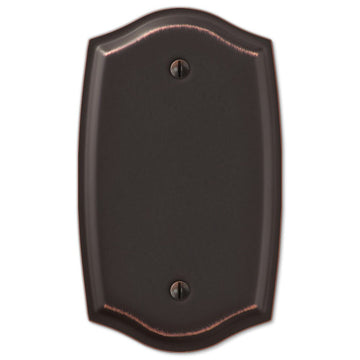 Sonoma Aged Bronze Steel - 1 Blank Wallplate - Wallplate Warehouse 159BDB 07068657307 1 Blank