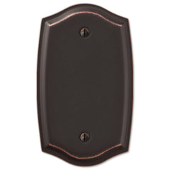 Sonoma Aged Bronze Steel - 1 Blank Wallplate