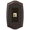 Sonoma Aged Bronze Steel - 1 Phone Jack Wallplate - Wallplate Warehouse 159PHDB 070686580349 Phone Jacks