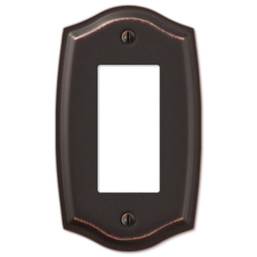 Sonoma Aged Bronze Steel - 1 Rocker Wallplate - Wallplate Warehouse 159RDB 070686573105 1 Rocker
