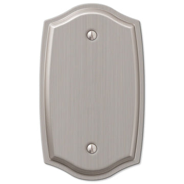 Sonoma Brushed Nickel Steel - 1 Blank Wallplate - Wallplate Warehouse 159BBN 0'070686572924 1 Blank