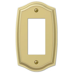 Sonoma Polished Brass Steel - 1 Rocker Wallplate