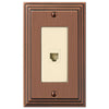 Steps Antique Copper Cast - 1 Phone Jack Wallplate - Wallplate Warehouse 84PHAC 070686581575 Phone Jacks