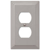 Steps Satin Nickel Cast - 1 Duplex Wallplate - Wallplate Warehouse 84DN 070686331095 1 Duplex