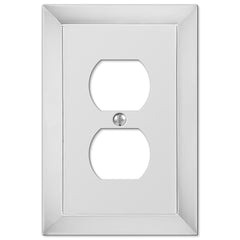 Studio Polished Chrome Cast - 1 Duplex Wallplate
