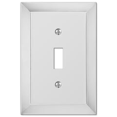 Studio Polished Chrome Cast - 1 Toggle Wallplate