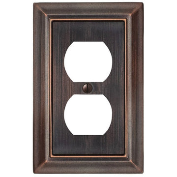 Sydney Aged Bronze Steel - 1 Duplex Wallplate - Wallplate Warehouse 150DDBNB 070686014387 1 Duplex