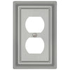 Sydney Satin Nickel Steel - 1 Duplex Wallplate - Wallplate Warehouse 150DNNB 070686014318 1 Duplex